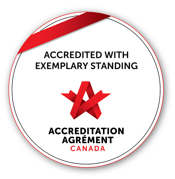 NHH Accredited with Exemplary Standing in 2022 Accreditation Canada Seal for Northumberland Hills Hospital - Exemplary Standing 2022
